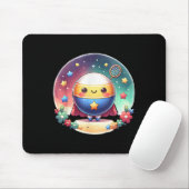 Badminton Superheld Super Held Badminton  Mousepad (Mit Mouse)