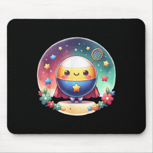 Badminton Superheld Super Held Badminton Mousepad