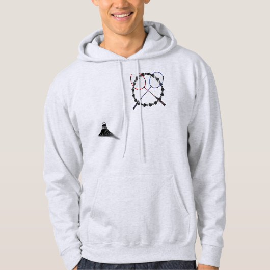 Badminton Sweatshirtclassic Hoodie (Vorderseite)
