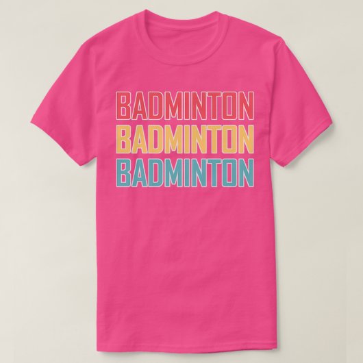 Badminton T 1 T-Shirt (Design vorne)