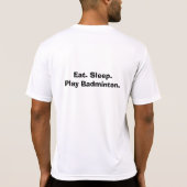 Badminton T-Shirt (Rückseite)