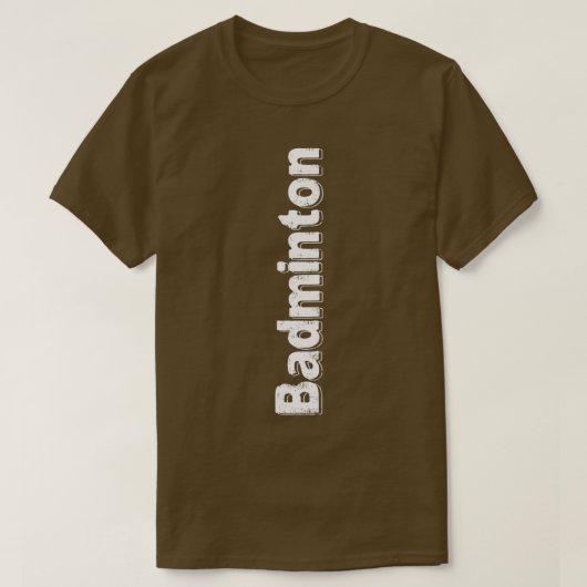 Badminton T-Shirt (Design vorne)