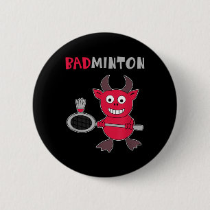 Badminton Teufel Badminton Spieler Shuttle Sport S Button