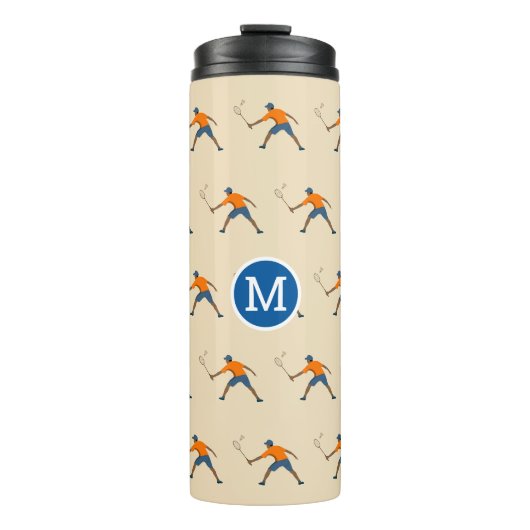 Badminton Thermosbecher (Vorderseite)