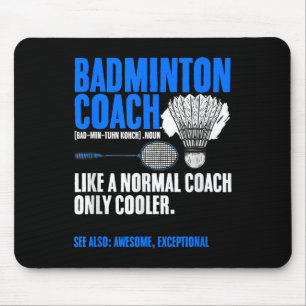 Badminton-Trainer-Schläger-Shuttle-Hobby-Badminton Mousepad