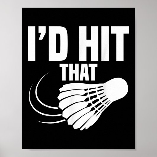 Badminton-Trainer Shuttle Id trifft Badminton-Spie Poster (Vorne)