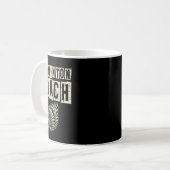 Badminton-Trainer-Shuttle-Racket Kaffeetasse (Vorderseite Links)