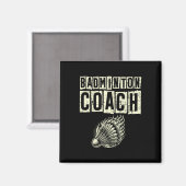 Badminton-Trainer-Shuttle-Racket Magnet (Vorderseite/Rückseite)