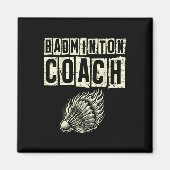 Badminton-Trainer-Shuttle-Racket Magnet (Vorne)