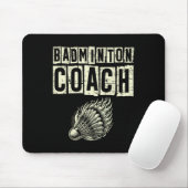 Badminton-Trainer-Shuttle-Racket Mousepad (Mit Mouse)