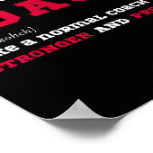 Badminton-Trainer Sport-Coaching-Definition Gesche Poster (Ecke)
