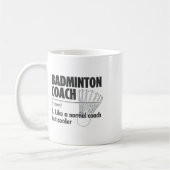 Badminton-Trainer Substantiv Definition Badminton  Kaffeetasse (Links)
