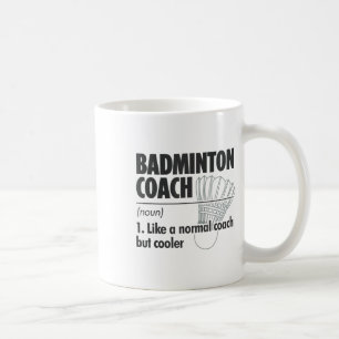 Badminton-Trainer Substantiv Definition Badminton Kaffeetasse