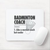 Badminton-Trainer Substantiv Definition Badminton  Mousepad (Mit Mouse)