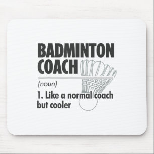 Badminton-Trainer Substantiv Definition Badminton Mousepad