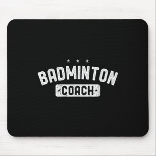 Badminton-Trainer Vintage-Badminton Mousepad