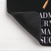 Badminton Turnament_ Smashing Success Academic Sc Mousepad (Ecke)