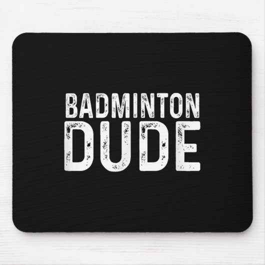 Badminton Typ gestörtes Sportspiel Mousepad (Vorne)