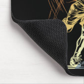 Badminton Typ Sketch Racquet Sport Shuttle Mousepad (Ecke)