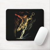 Badminton Typ Sketch Racquet Sport Shuttle Mousepad (Mit Mouse)
