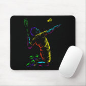 Badminton-Typ Sketch Schläger Sport Federball Mousepad (Mit Mouse)