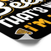 Badminton Und Bier Shuttle Badminton Liebhaber Poster (Ecke)