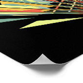 Badminton und Shuttle Poster (Ecke)