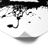 Badminton Urban Style Poster (Ecke)