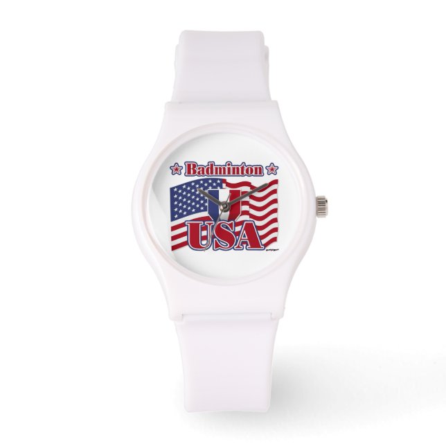 Badminton USA Armbanduhr (Vorderseite)