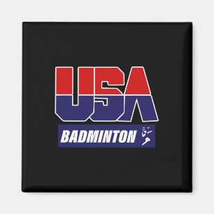 Badminton Usa Magnet