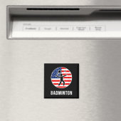 Badminton USA Magnet (In Situ (Geschirrspüler))