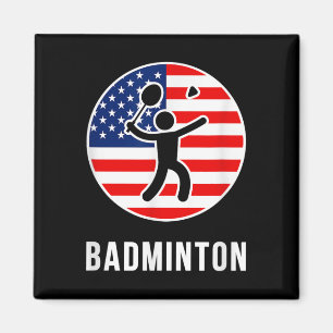 Badminton USA Magnet