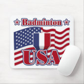 Badminton USA Mousepad (Mit Mouse)