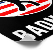Badminton USA Poster (Ecke)
