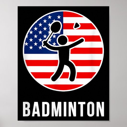 Badminton USA Poster (Vorne)