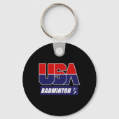 Badminton Usa Schlüsselanhänger (Vorderseite)