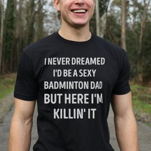 Badminton Vater Funny Vater Joke T-Shirt