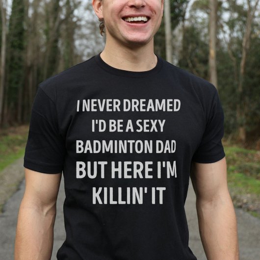 Badminton Vater Funny Vater Joke T-Shirt