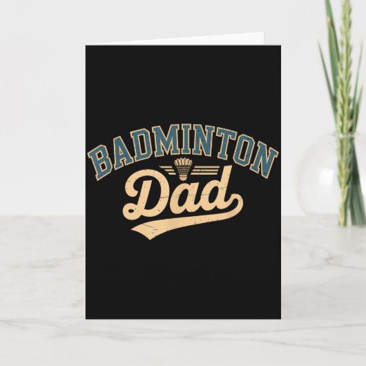Badminton-Vater  Karte (Vorderseite)