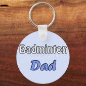 Badminton Vater Schlüsselanhänger (Vorderseite)