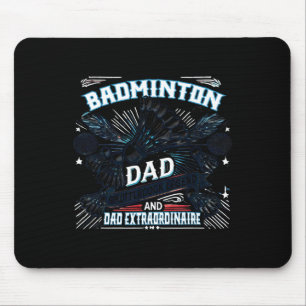 Badminton Vater Shuttle Legend Funny Sports Design Mousepad