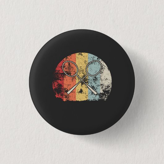 Badminton Vintag Button (Vorderseite)