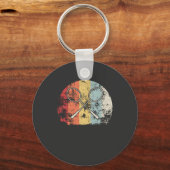 Badminton Vintag Schlüsselanhänger (Vorderseite)