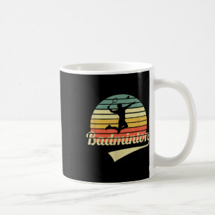 Badminton Vintage Badminton Spieler Badminton Spor Kaffeetasse