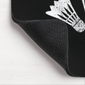 Badminton-Vintage-Geschenk Mousepad (Ecke)