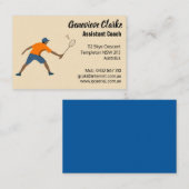 Badminton Visitenkarte (Vorne/Hinten)