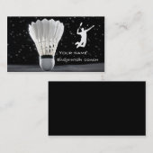 Badminton-Visitenkarte Visitenkarte (Vorne/Hinten)