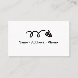 Badminton-Visitenkarte Visitenkarte