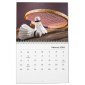 Badminton Wall Calendar Kalender (Feb 2026)
