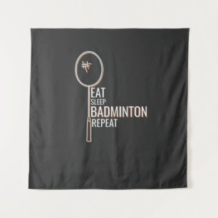Badminton Wandteppich